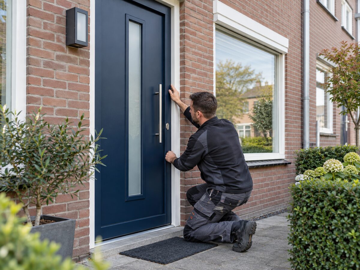 Nieuwe PVC voordeur
